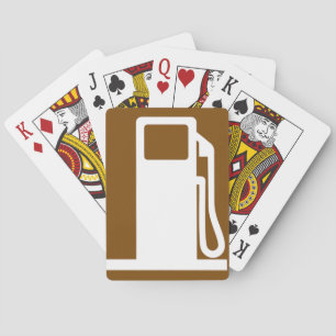 SIGNE DE LA ROUTE DE L'ESPÈCE CARTES DE JEU