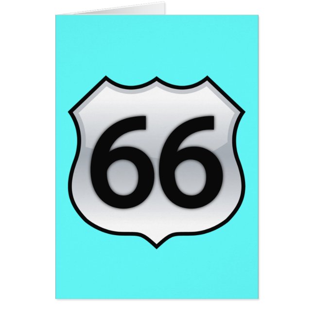 SIGNE DE L'ITINÉRAIRE 66 (Devant)
