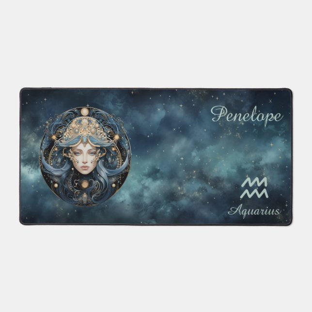 SIGNE DE NAISSANCE Zodiaque Aquarius Astrolog (Recto)