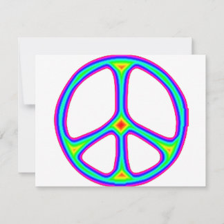 Signe de paix arc-en-ciel Tie Dye Hippie des année