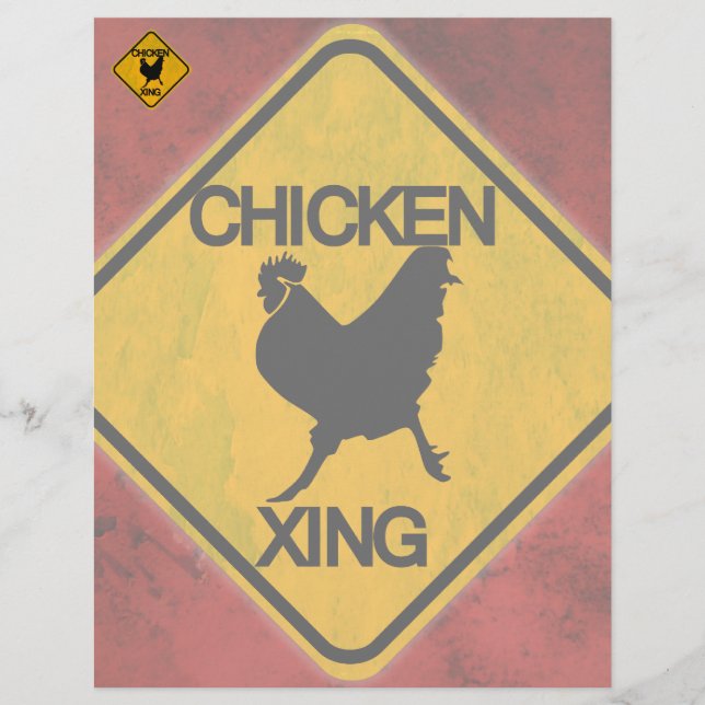 SIGNE DE PASSAGE DE Poulet Rustique (Devant)