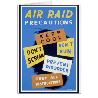 Signe de précautions de raid aérien (1943)