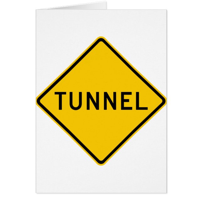 Signe de route de tunnel (Devant)