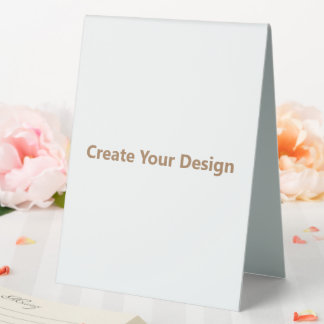 Signe de table 15,3 cm x 20,3 cm