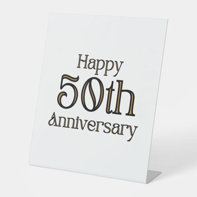Signe De Table 50e Anniversary (Recto)