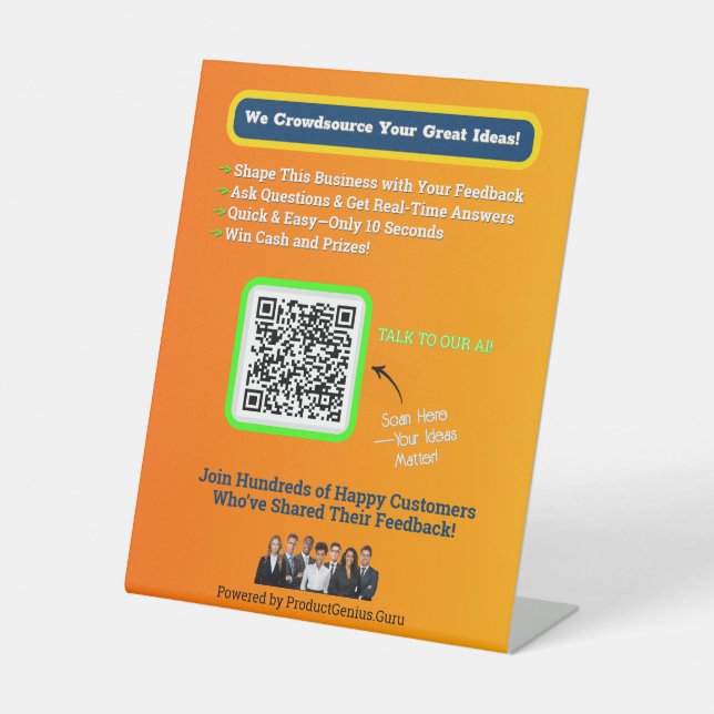 Signe De Table 6 x 8 Maître du piédestal (Recto)