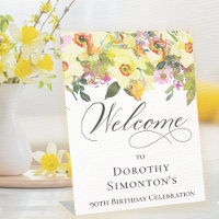 90e anniversaire Jaune Daffodil Fleur sauvage Bien
