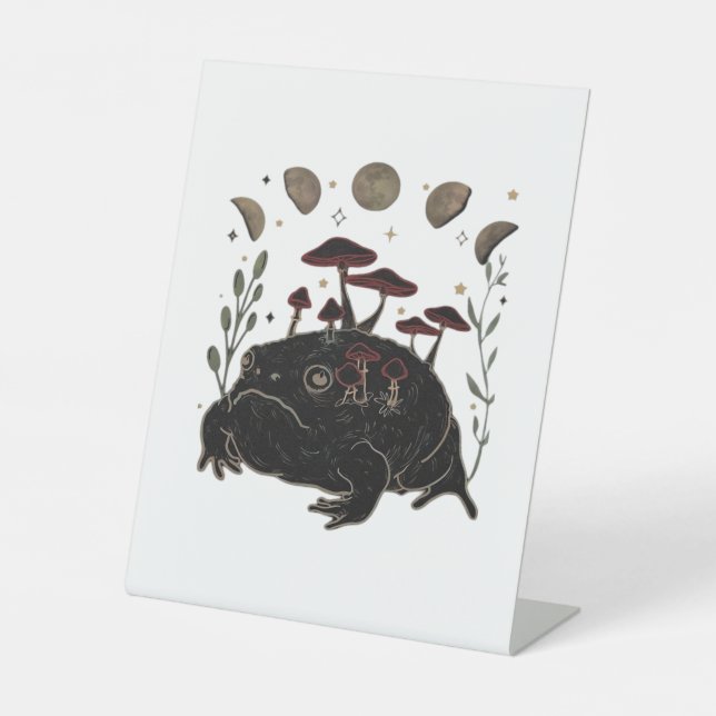 Signe De Table Academia Moon Sorcière Goblincore Esthétique Greno (Recto)
