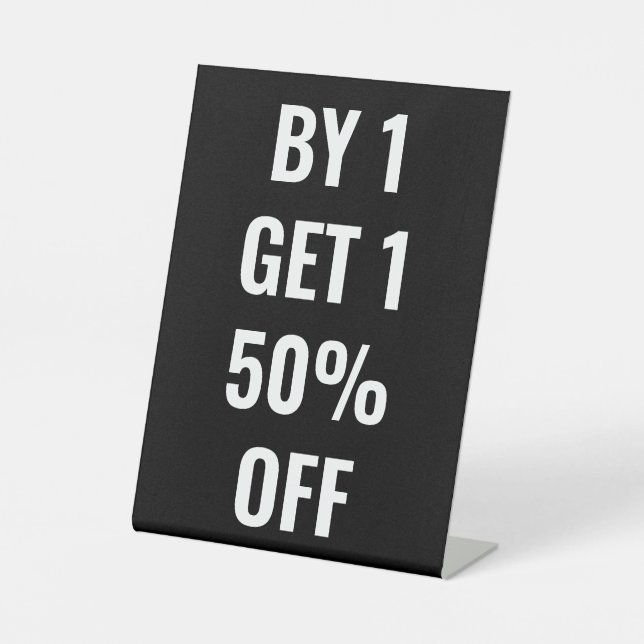 SIGNE DE TABLE ACHETER UN OBTENIR UN 50% DE RÉDUCTION (Recto)