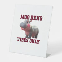Adorable MOO DENG VIBES SEULEMENT bon bébé Hippo V