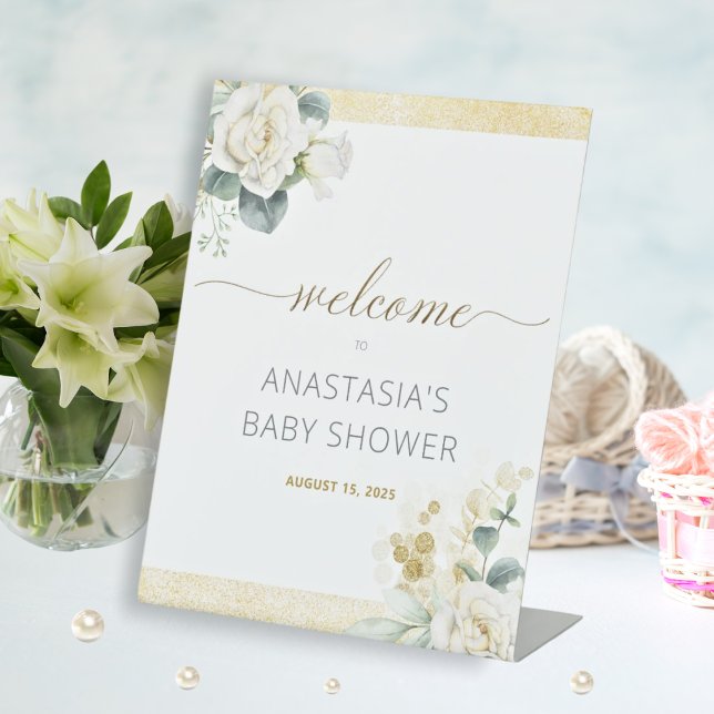 Signe De Table Affiche de bienvenue - C’est un garçon Baby shower (Créateur téléchargé)