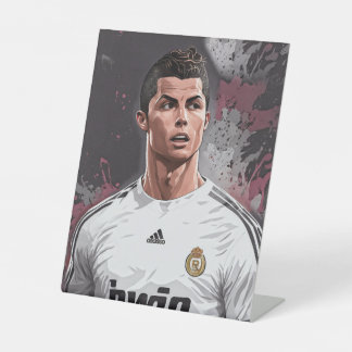 Signe De Table Affiche de Cristiano Ronaldo