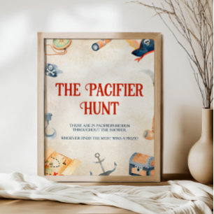 Signe De Table Ahoy C'est un garçon Baby shower chasse pacifique