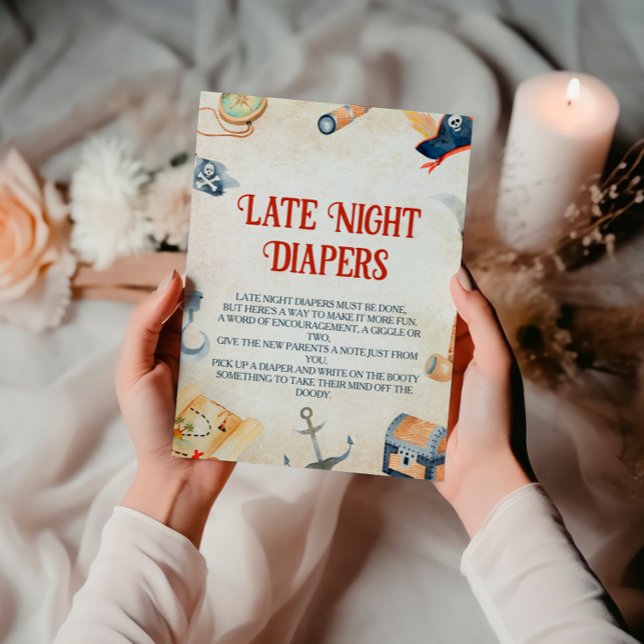 Signe De Table Ahoy C'est un garçon Baby shower Diapeurs tard la  (Créateur téléchargé)