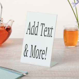 Signe De Table Ajouter du texte et plus ! Customisez votre propre