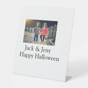 Signe De Table ajouter nom photo texte Halloween enfant fille gar