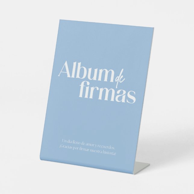 Signe De Table Album de firmas para boda (Recto)