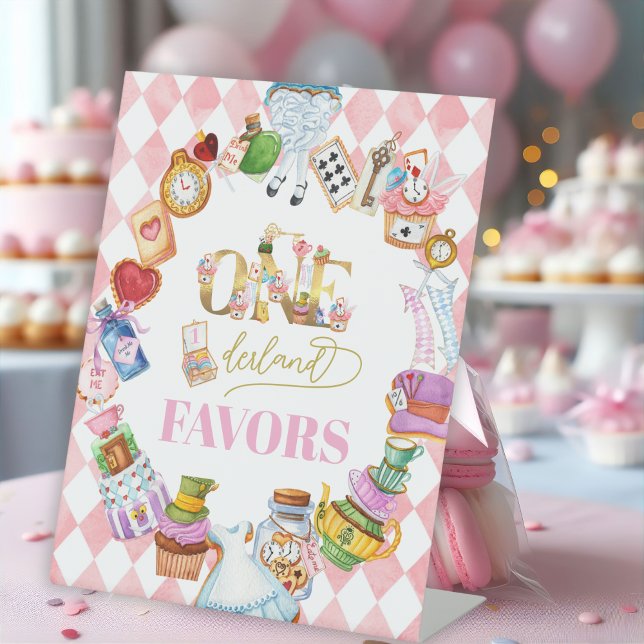 Signe De Table Alice au pays des merveilles 1er anniversaire Fave (Créateur téléchargé)