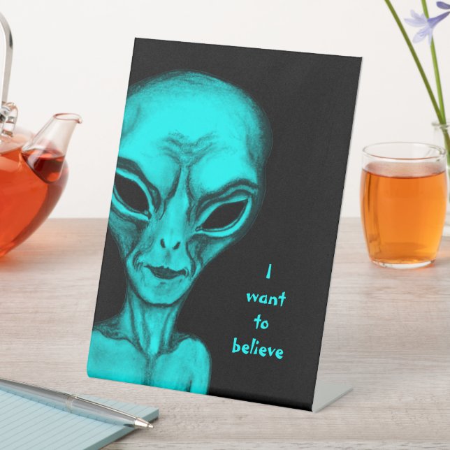 Signe De Table Alien, je veux croire (In SItu)