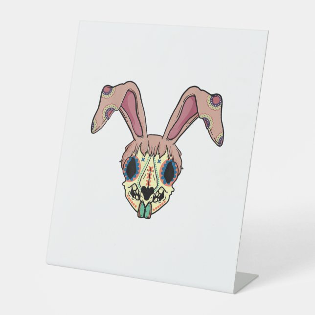 Signe De Table Alors Hoppin Boujee Bunny Empreinte de léopard de  (Recto)