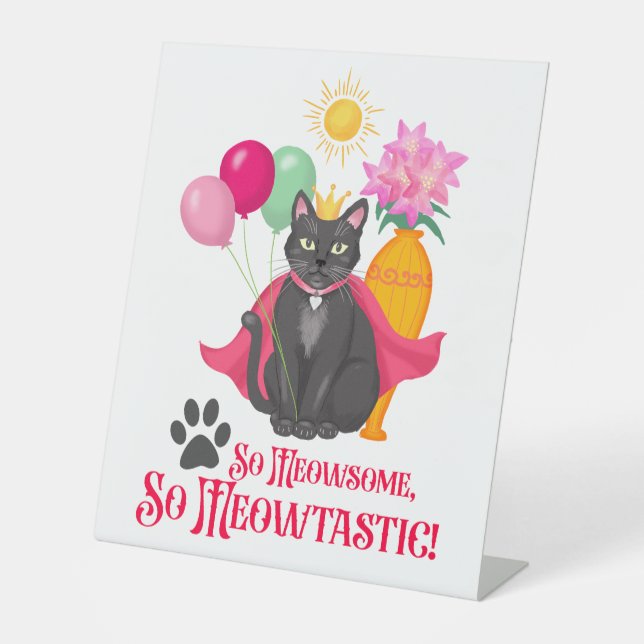 Signe De Table Alors Mowsome, Si Mowtastic ! (Recto)