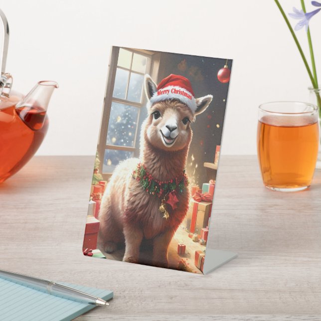 Signe De Table "Alpaca les présents : un conte de Noël" (In SItu)