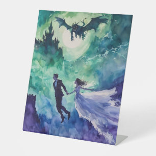Signe De Table Amateurs de vol - Peinture aquarelle