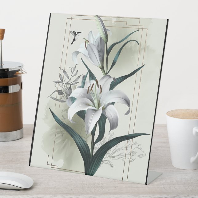 Signe De Table Amazon Lily Art - Style or & Scandi (In SItu)