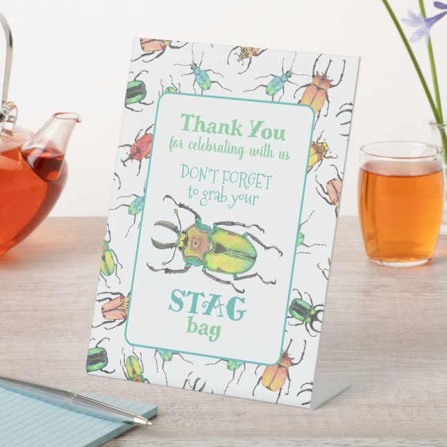 Signe De Table Amour Bug Party Favoriser le Merci (In SItu)