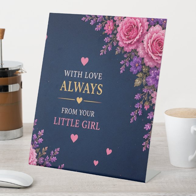 SIGNE DE TABLE AMOUR POUR PAPA DE SES FILLES (In SItu)