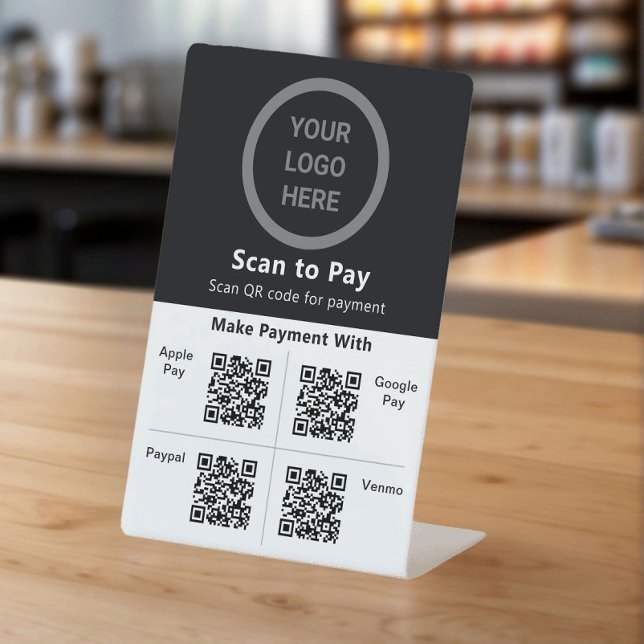 Signe De Table Analyse des paiements sans contact pour payer le c (Checkout Station)