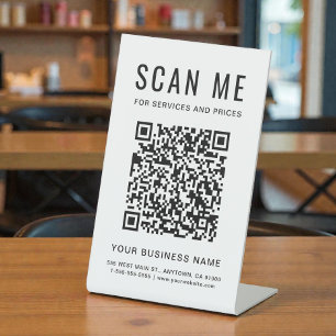 Signe De Table Analyser mon code QR