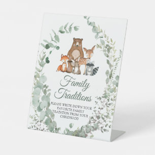 Signe De Table Animaux des bois Traditions familiales préférées J