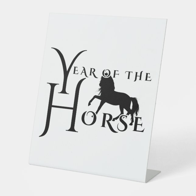 Signe De Table Année du cheval (Recto)