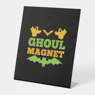 Signe De Table Anniversaire de Halloween Ghoul Magnet