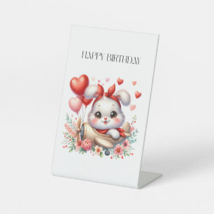Signe De Table Anniversaire Pilote Lapin
