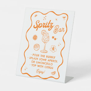 Signe De Table Aperol Spritz Bar, Spritz Cocktail
