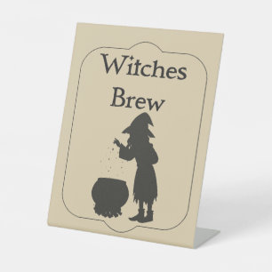 Signe De Table Apothicaire d'Halloween Sorcières de la Potion Mag