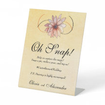 Aquarelle d'automne Floral Terracotta Mariage jaun