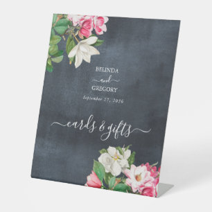 Signe De Table Aquarelle Magnolia Fleurs Cartes de Mariage Cadeau