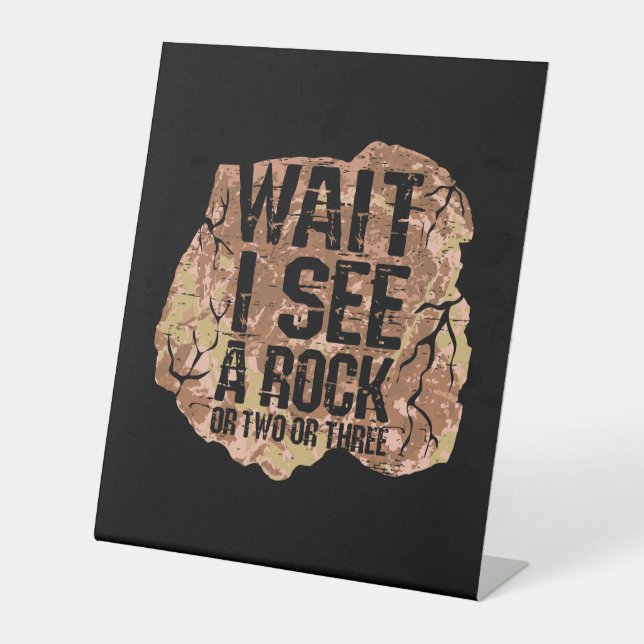 Signe De Table Attends De Voir Un Rock (Recto)