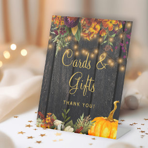 Signe De Table Automne automne bois rustique mariage cartes cadea