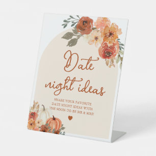 Signe De Table Automne Boho Terracotta Citrouille Date Nuit Idées