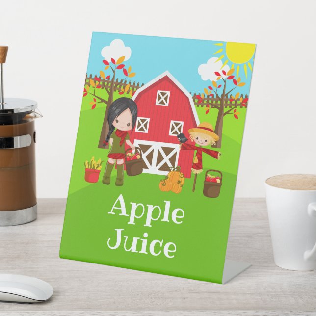 Signe De Table Automne Normandie Anniversaire Fille des cheveux n (In SItu)