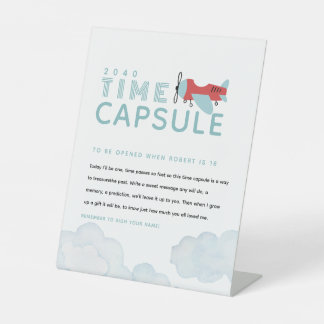 Signe De Table Avion Anniversaire heure Capsule, avion moderne