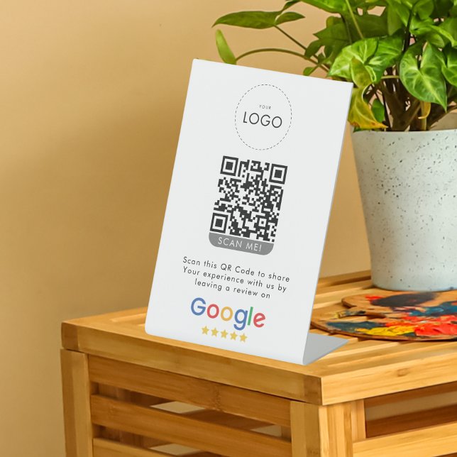 Signe De Table Avis d'entreprise sur Google Code QR de notation (Créateur téléchargé)