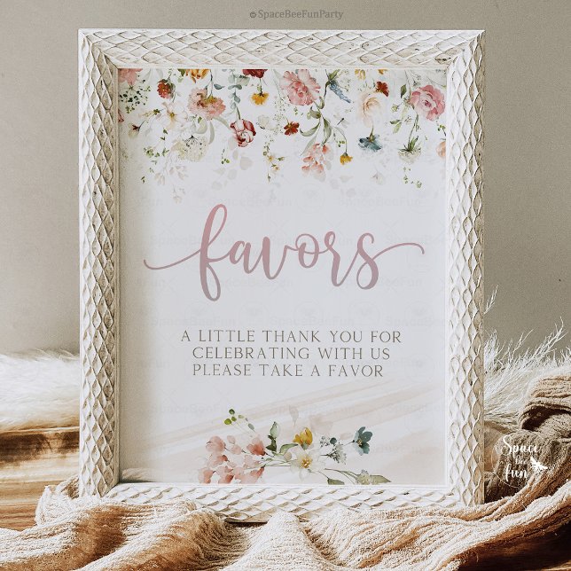 Signe De Table Baby in bloom baby shower favors (favors sign,baby in bloom, books and gifts sign, baby shower sign, floral baby shower, printable bab)