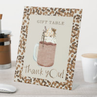 Baby shower de fèves de café glacé Table cadeau