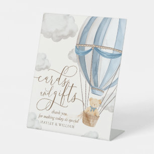 Signe De Table Baby shower des cartes d'attente et des cadeaux