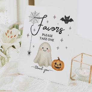 Signe De Table Baby shower d'Halloween